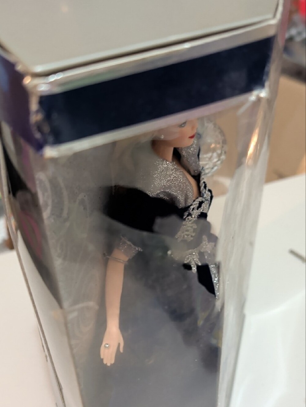 Barbie Millennium Princess Doll in Navy & Silver Gown - Picture 2 of 2